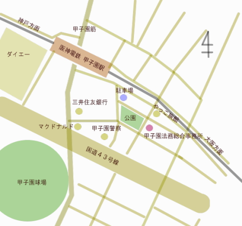 訪問介護開業マニュアル「訪問介護のはじめかた」/事務所地図
